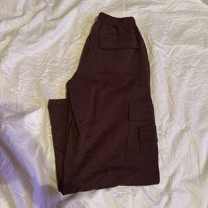 Refuge Dark Brown Cargo Pants for Men